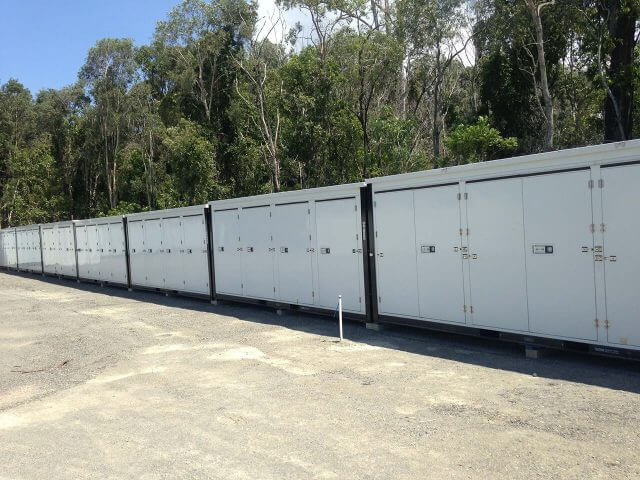 Cheap storage container facility on the Gold Coast