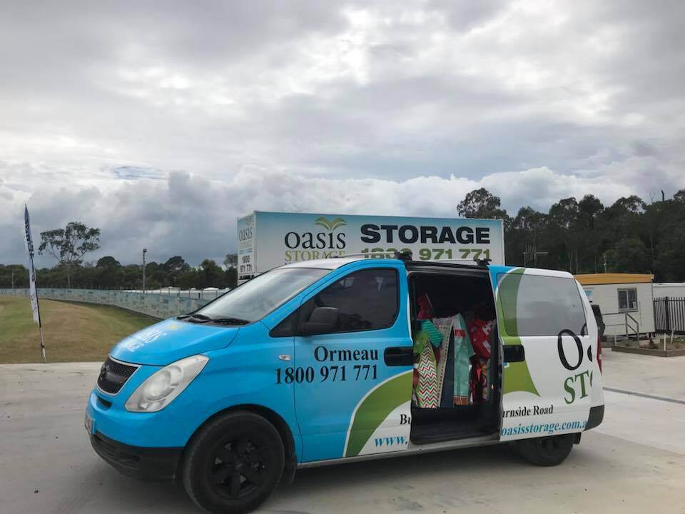 Christmas drive with storage space for little elf and matchbox community oasis storage sponsorship Dec 2017